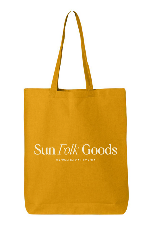 Sun Folk Goods Tote in Gold